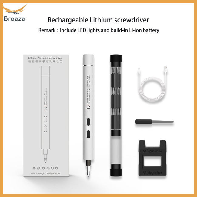 Tuốc Nơ Vít Điện Tử iFu Mini Độ Chính Xác Cao Có Thể Sạc Lại Dành Cho Điện Thoại Di Động / Laptop D2
