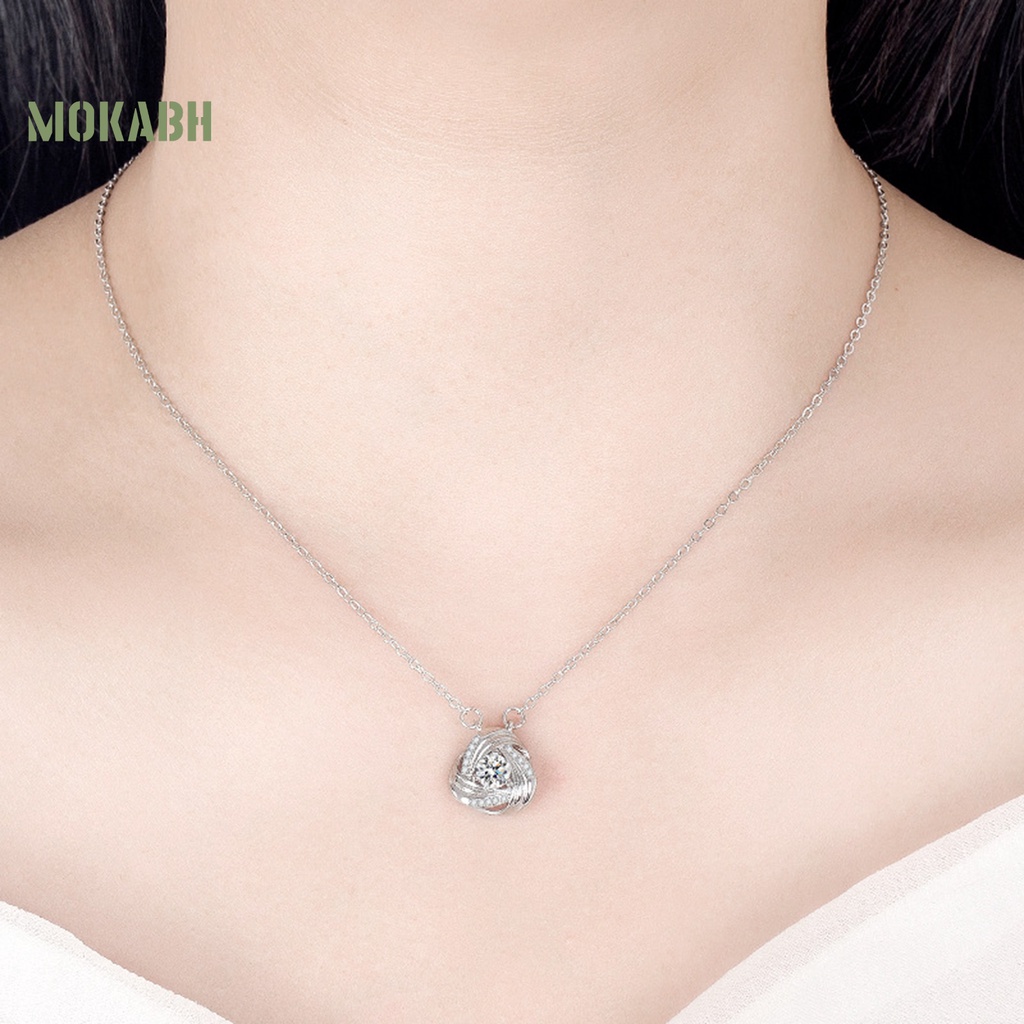 Bộ 2 Vòng cổ + Bông Tai + Nhẫn Hình Cánh Hoa Lấp Lánh Thời Trang