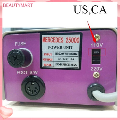 Bộ Máy Mài Móng Tay Bằng Điện Chuyên Dụng