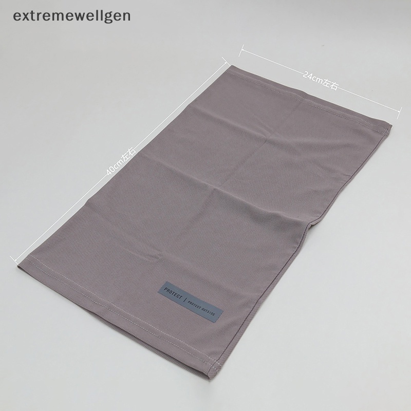 [Cực Tốt] Khăn Choàng Cổ Bandana Lụa Lạnh Bảo Vệ Mặt Chống Tia UV Thể Thao Thoáng Khí Đi Bộ Đường Dài LLF