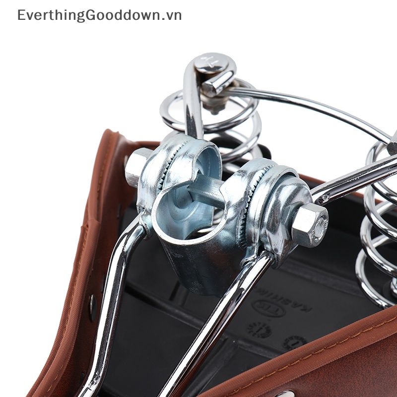 Everthinggooddown Yên Xe Đạp Bằng Da PU Thoải Mái Phong Cách Cổ Điển