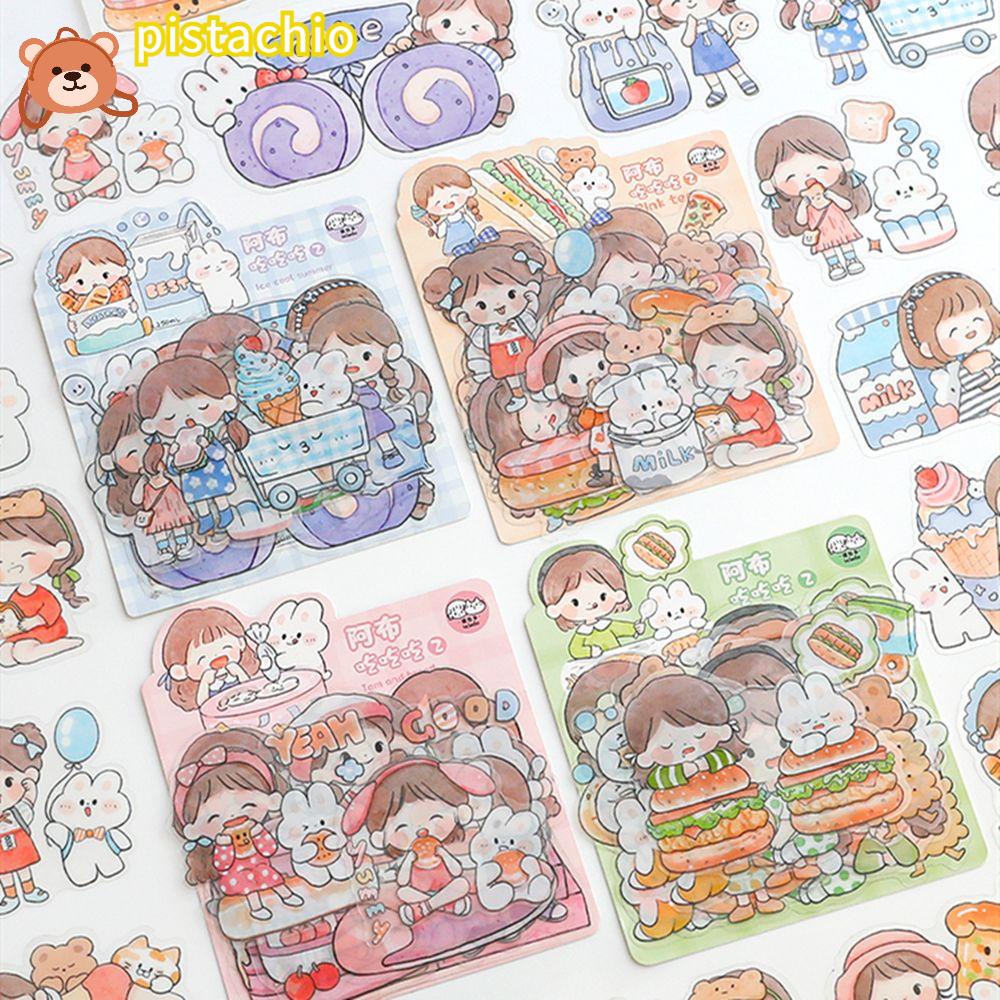 PISTA Bộ 27 Sticker Trang Trí Dễ Thương