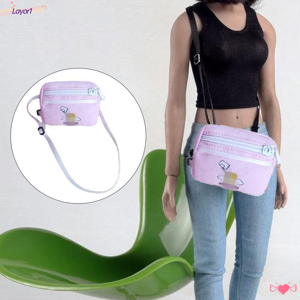LAYOR1 Túi Xách Thời Trang Xinh Xắn Cho Búp Bê Tỉ Lệ 1 / 6
