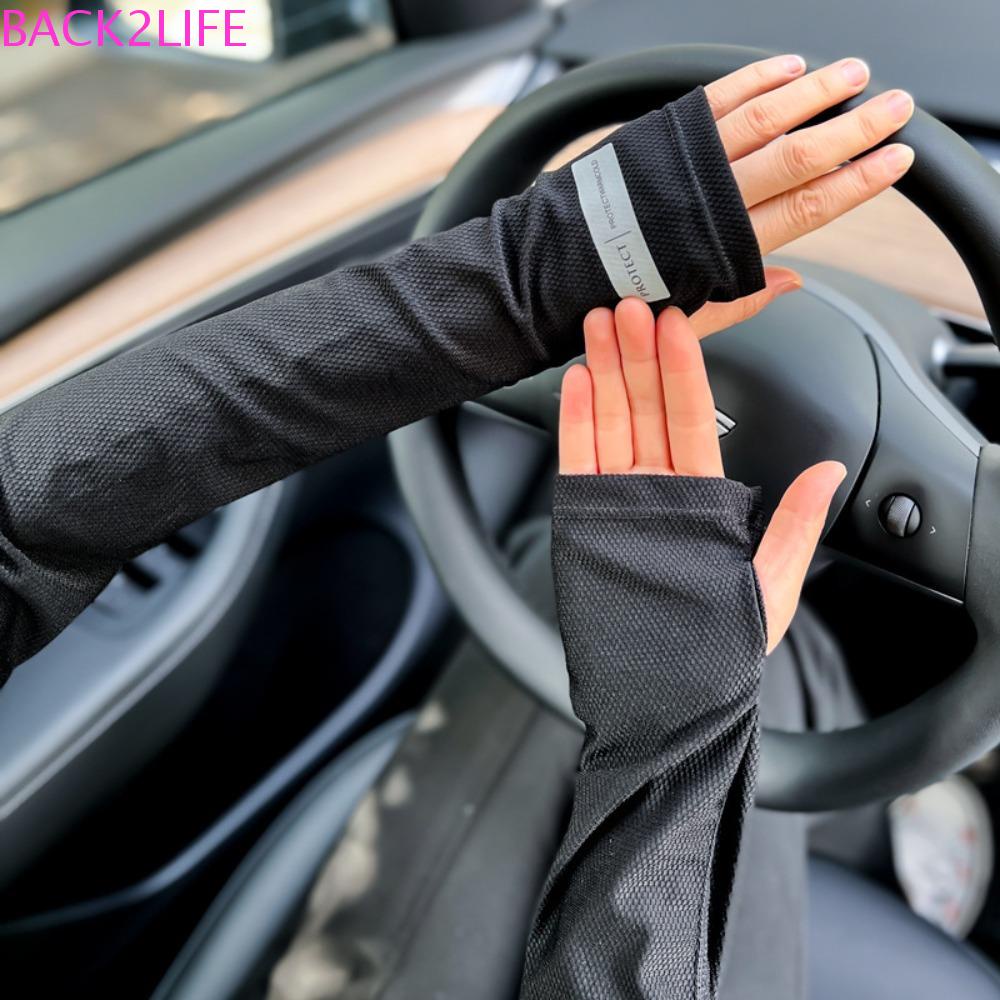 Găng Tay Chống Nắng Và Tia UV Mềm Thoáng Khí Đa Năng Dùng Khi Đạp Xe Back2Lilife