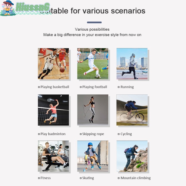 Bộ 2 Đai Quấn Bảo Vệ Đầu Gối Chống Sốc Khi Chơi Thể Thao