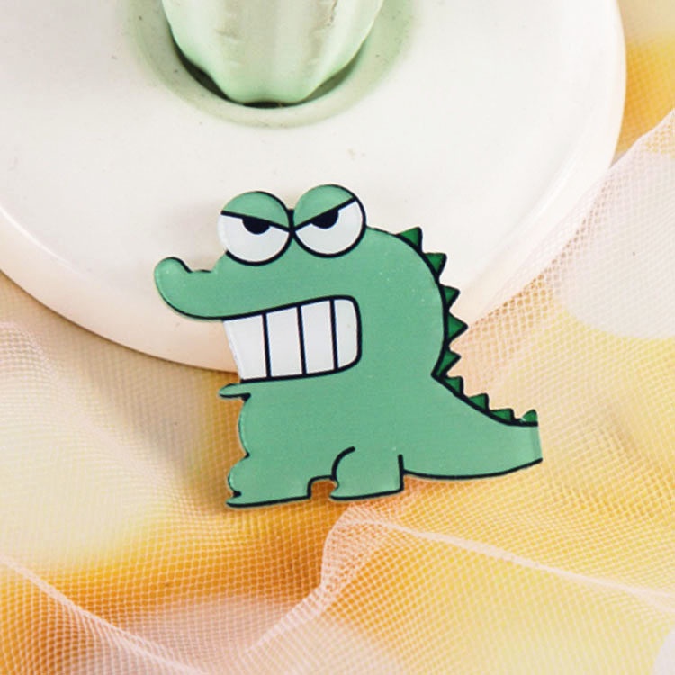 Ghim Cài Áo Hình Khủng Long Hoạt Hình Bằng Acrylic Mềm Mại Và Đáng Yêu Kiểu Nhật Bản Và Hàn Quốc