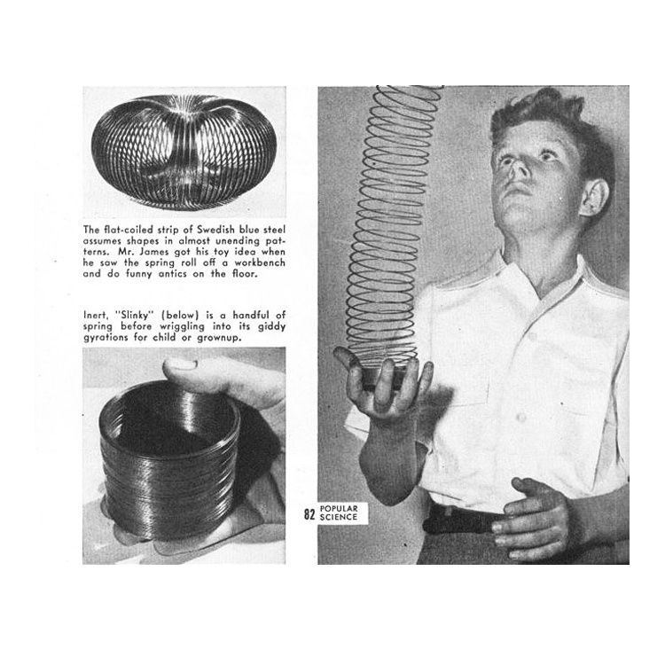 Đồ Chơi Vòng Tròn Cầu Vồng Bằng Kim Loại Slinky Slinky Làm Quà Tặng 6 Ngày Độc Đáo