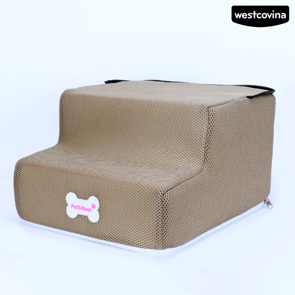 [COD]♞Thang Leo 2 Bậc Bằng Vải Không Trượt Chắc Chắn Cho Thú Cưng