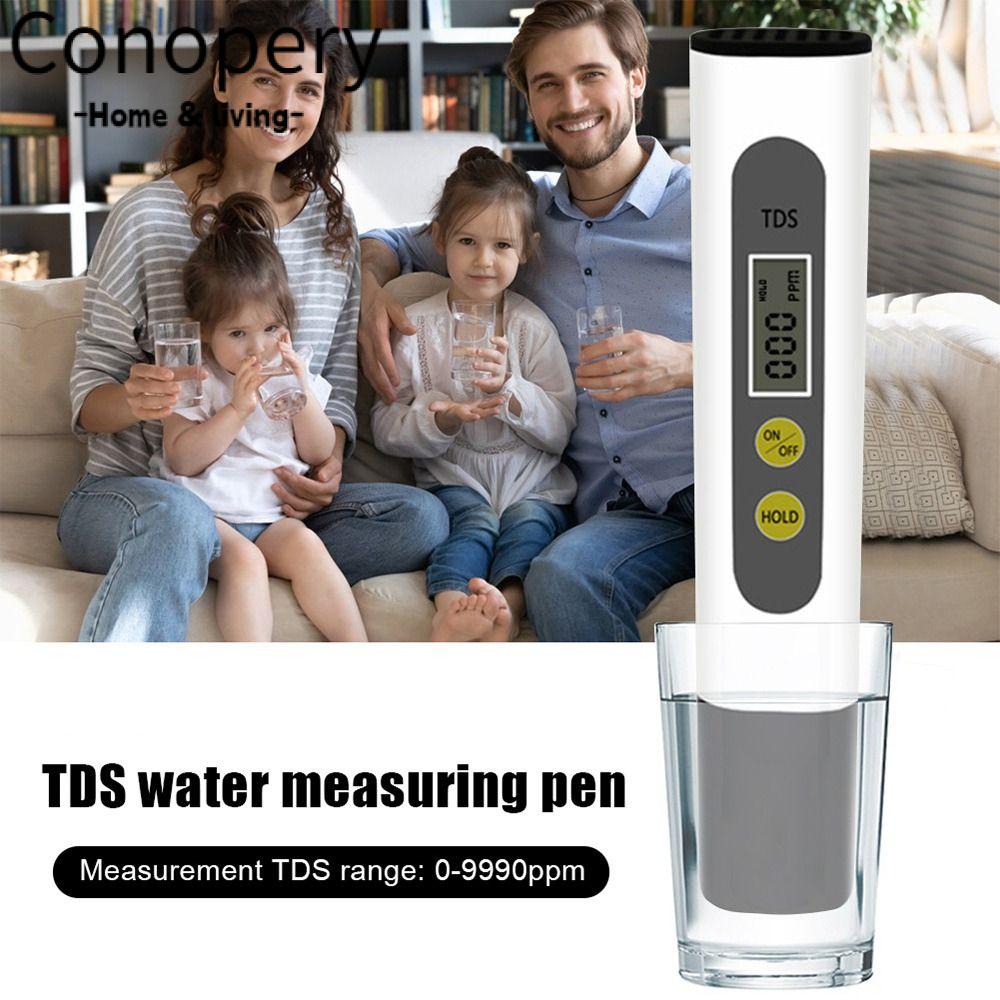 CONOPERY Bút Kiểm Tra Chất Lượng Nước Uống Tự Động Hiển Thị Màn Hình Kỹ Thuật Số