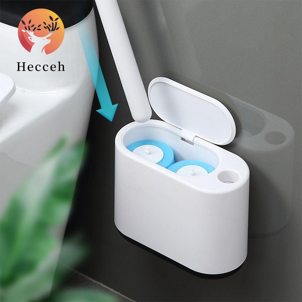 HECCEH Bộ Cọ Chà Bồn Cầu Tay Cầm Dài Thay Thế Đa Năng