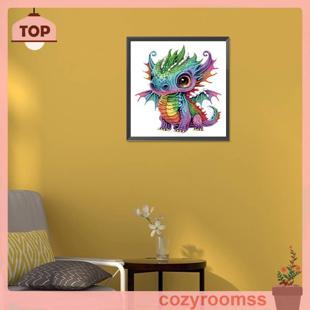 Bộ Tranh Đính Đá 5D Họa Tiết Động Vật Độc Đáo DIY Dùng Trang Trí Nhà Cửa