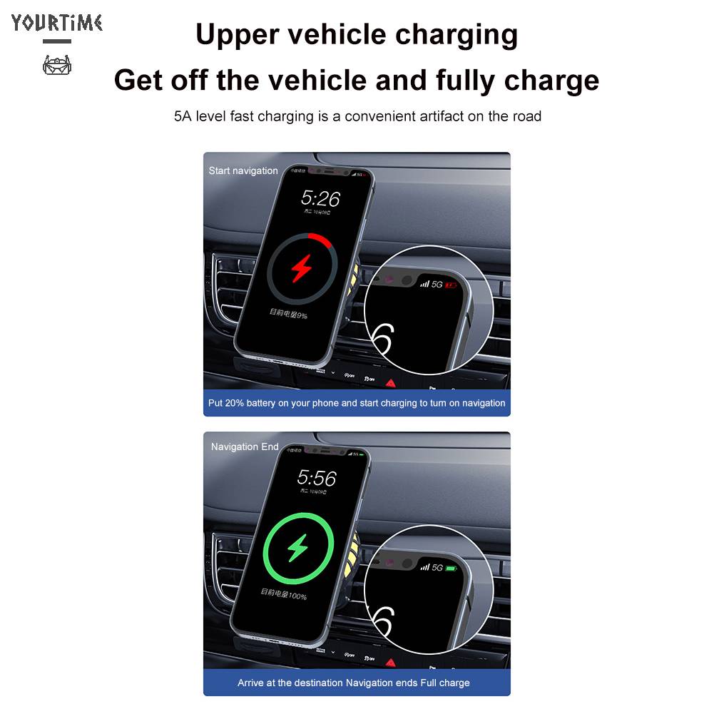 Giá Đỡ Đèn RGB 15W Cho Xe Hơi 14 13 12 Pro Max