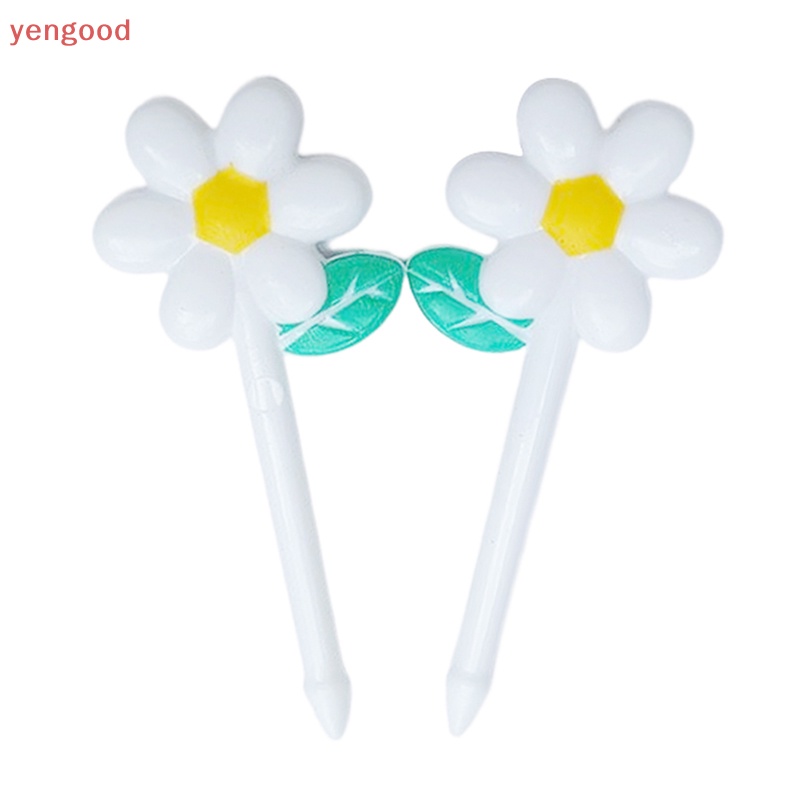 Set 8 Nĩa Ăn Trái Cây / Tráng Miệng Bằng Nhựa Hình Chú Ong Dễ Thương