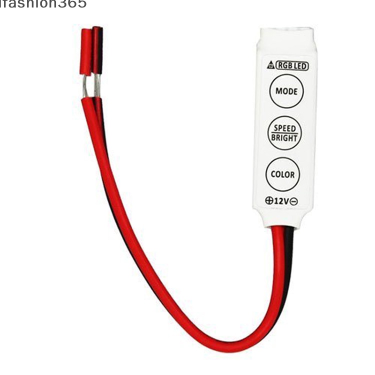 Công Tắc Điều Chỉnh Độ Sáng Đèn LED Dây DC 12V RGB 5050 3528 SMD ifashion365