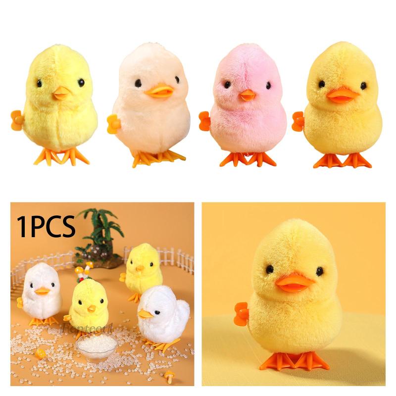 [Fenteer1] Đồ Chơi Gà Nhồi Bông Xinh Xắn Cho Bé