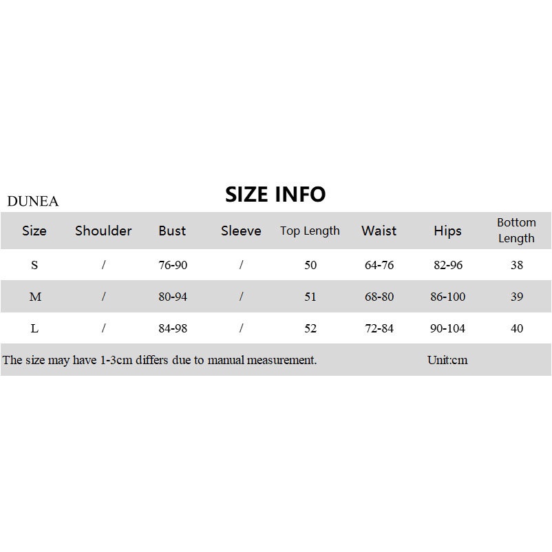 DUNEA Set Áo 2 Dây Cổ Chữ U Và Chân Váy Ôm Dáng Quyến Rũ Dành Cho Nữ