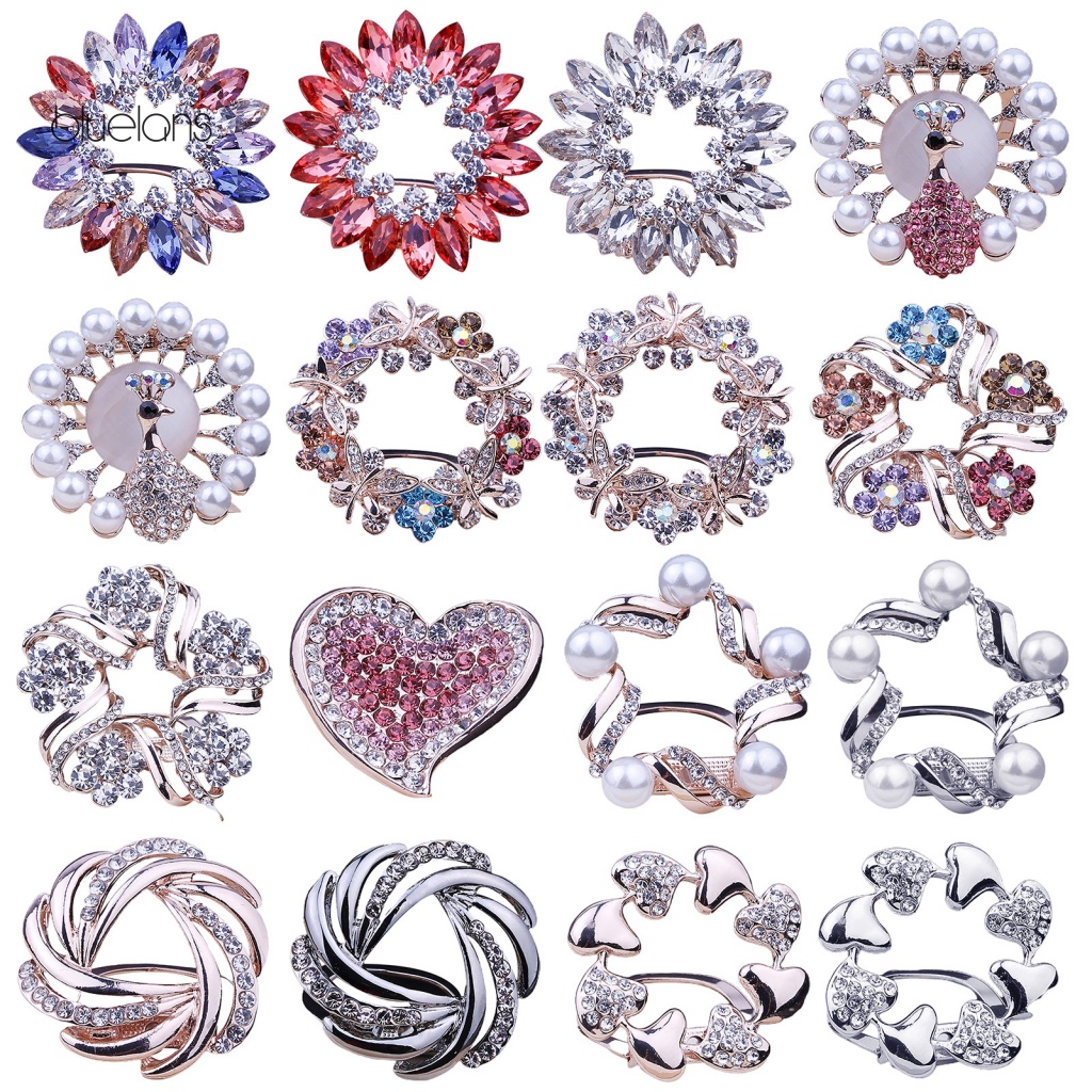 Trâm Cài Khăn Choàng Cổ Bằng Hợp Kim Nhiều Màu Sắc Thời Trang Dễ Phối Đồ