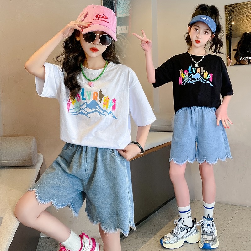 Yidanl Mới Áo Thun Tay Ngắn 100% Cotton Cho Bé Từ 2-14 Tuổi