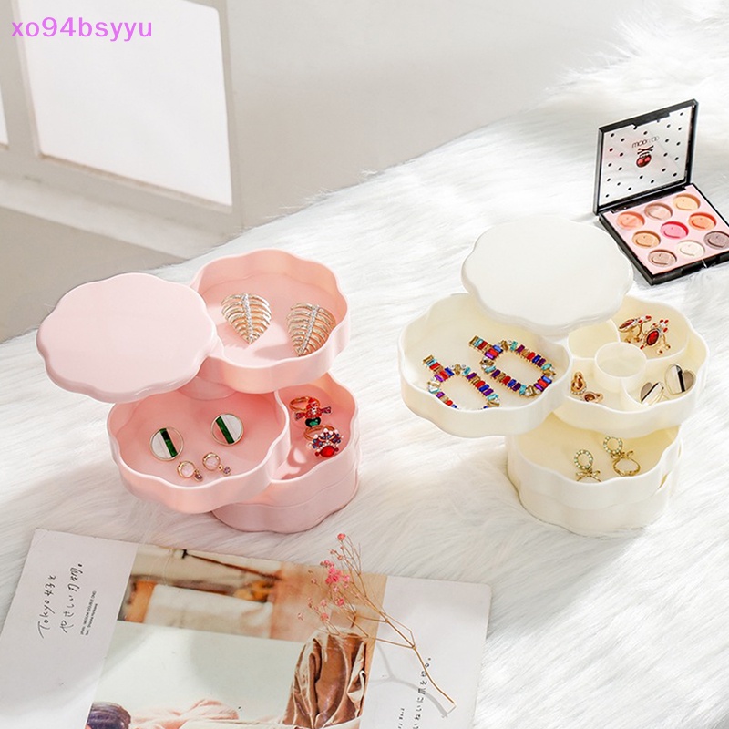Hộp Đựng Trang Sức 4 Tầng Xo94Bsyu Xoay 360 Độ Tiện Dụng