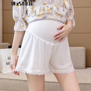 Quần short ba tấc MUSHIQI mỏng nhẹ an toàn dành cho phụ nữ mang thai