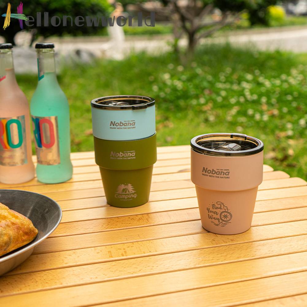 Cốc Uống Nước Cách Nhiệt Bằng Thép Không Gỉ Dung Tích 300ML