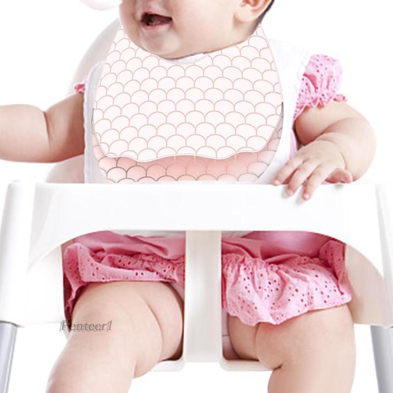 [Fenteer1] Tạp Dề Bằng Silicone Có Thể Điều Chỉnh Trọng Lượng Cho Bé Sơ Sinh