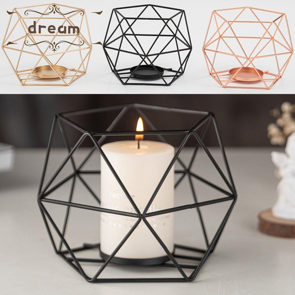 【DREAMLIFE】Candle Holder Decorative Geometric Great Ornaments Housewarming Present