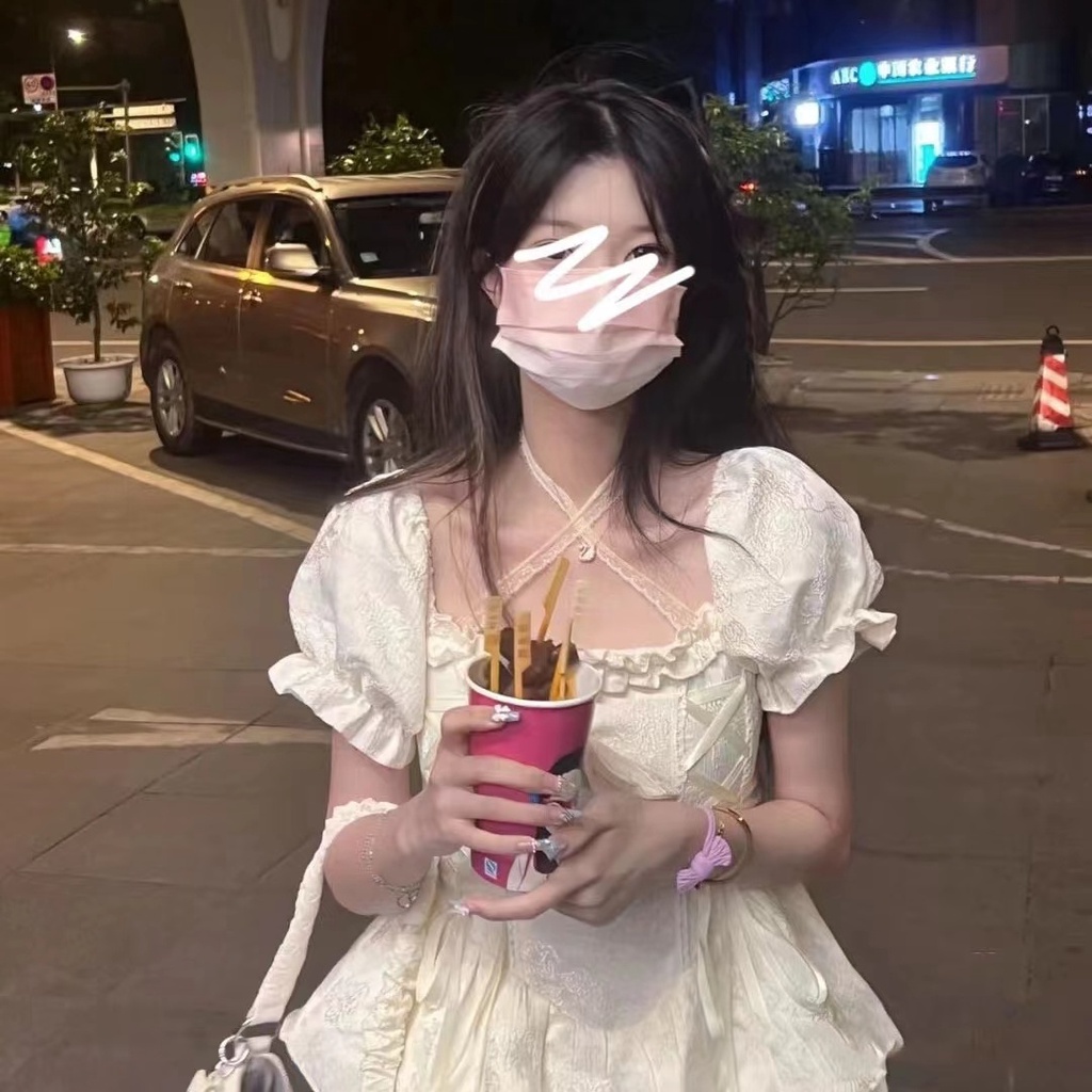 Đầm Ngắn Cổ Vuông Eo Hẹp Đính Nơ Phong Cách Nhật Bản Ngọt Ngào Thời Trang Mùa Hè Dành Cho Nữ Sinh