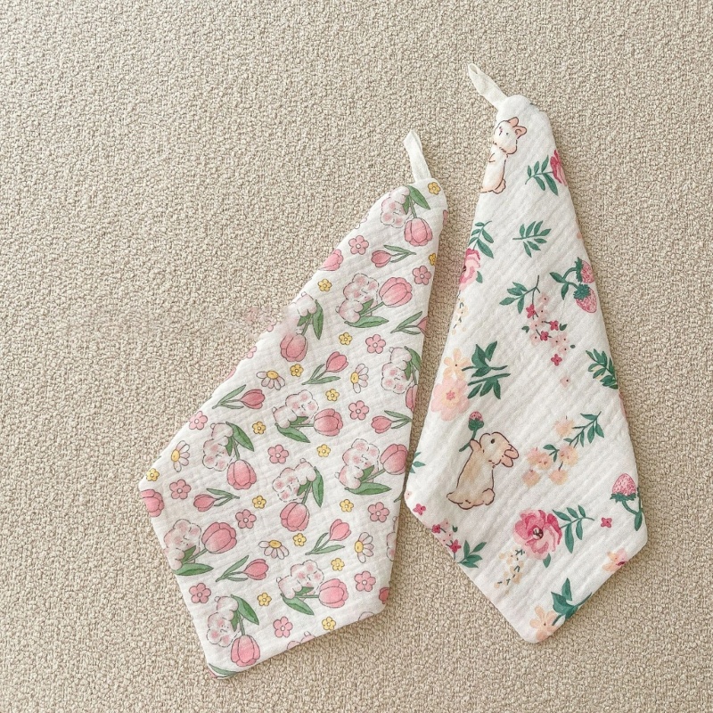 Khăn Tay Cotton Mềm Mại Thoải Mái Cho Bé