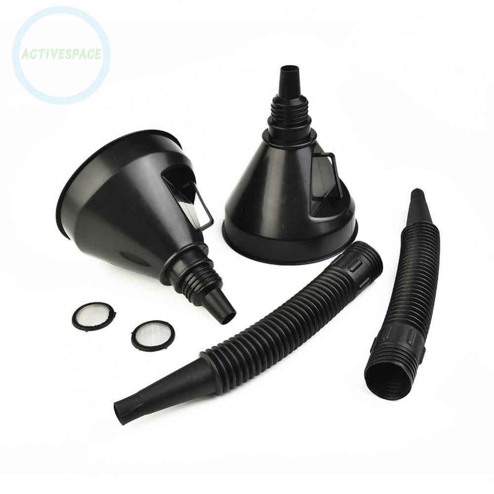 ⚡READYSTOCK⚡Funnel Gasoline Refueling Fuel nozzle Motorcycle Car Plastic Spout Oil