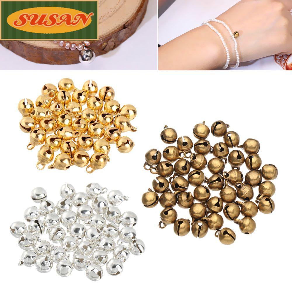 SUSANS Set 50 Chuông Nhỏ Nhiều Màu Trang Trí Búp Bê