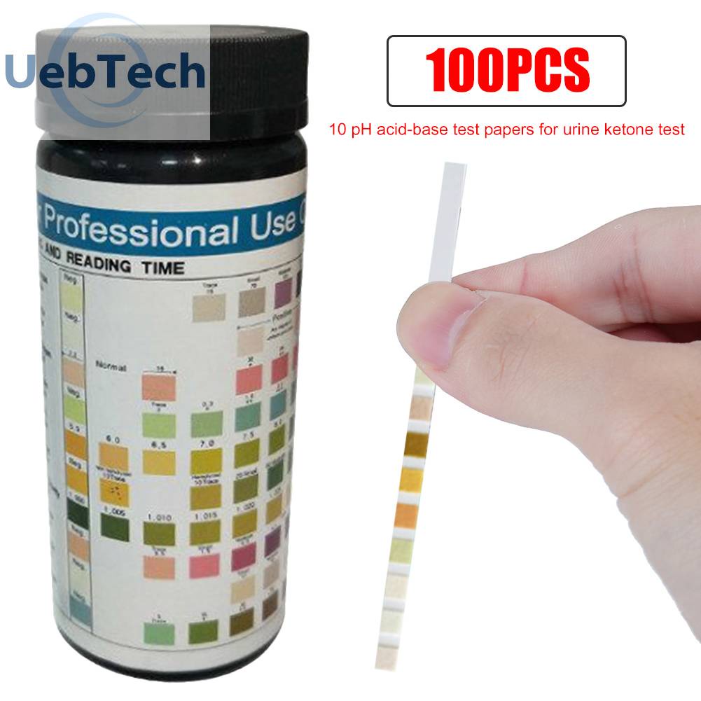 Set 100 Giấy Kiểm Tra Axit Alkali URS-10T Cho Bể bơi