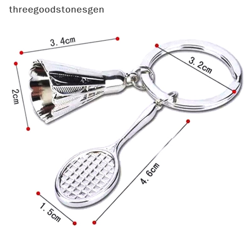 Móc Khóa Hình Vợt Cầu Lông Và Quả Cầu Lông Sáng Tạo Phong Cách Mới Làm Quà Sinh Nhật Tss