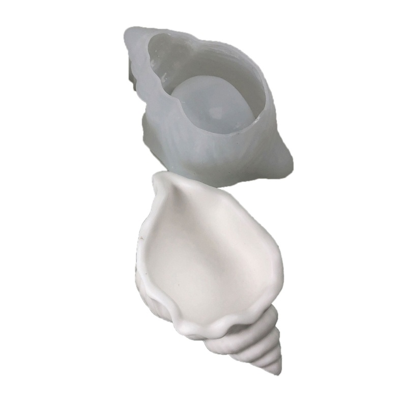 Khuôn Silicone Hình Ốc Sên / Vỏ Sò Độc Đáo Làm Đồ Thủ Công DIY