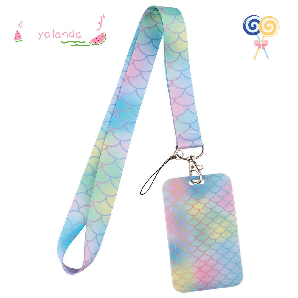 Giá Đỡ ID / Thẻ ID Hình Vảy Cá Kèm Móc Khóa Siêu Bền Tiện Dụng Cho Văn Phòng