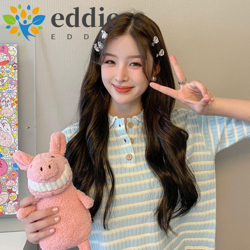 26EDIE Kẹp Tóc Hình Trái Tim Phong Cách Lolita Dễ Thương Cho Nữ