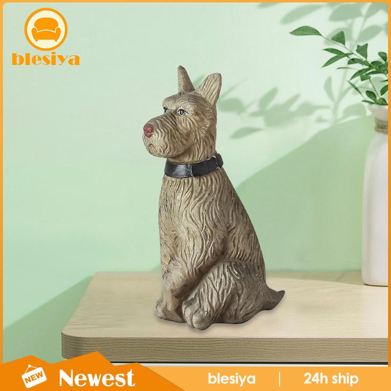Đồ trang trí Chú Chó Bằng Nhựa Resin Chống Thấm Nước Trang Trí Ngoài Trời