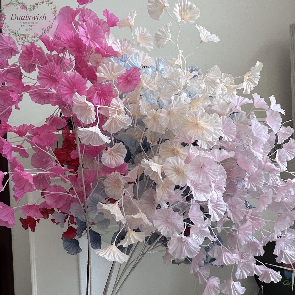 Hoa Mộc Lan Giả 5 Bông Trang Trí Nhà Cửa / Tiệc Cưới