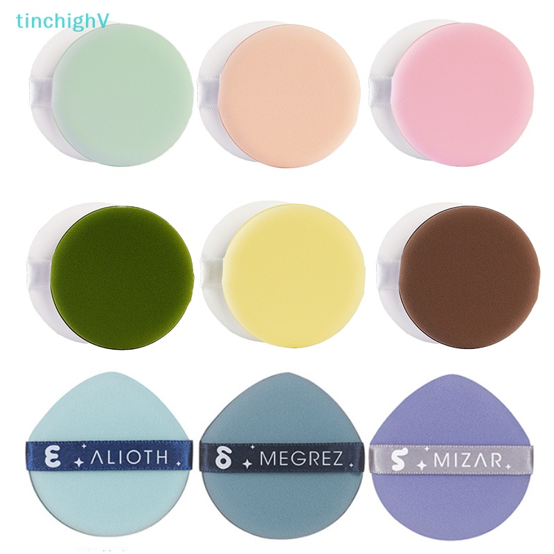 Mút Trang Điểm Hình Tam Giác Mini Bằng Cotton Mềm Mại Có Thể Giặt Sạch