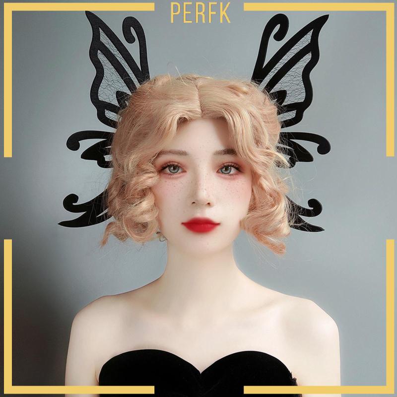 Kẹp Tóc Hình Bướm Phong Cách Gothic