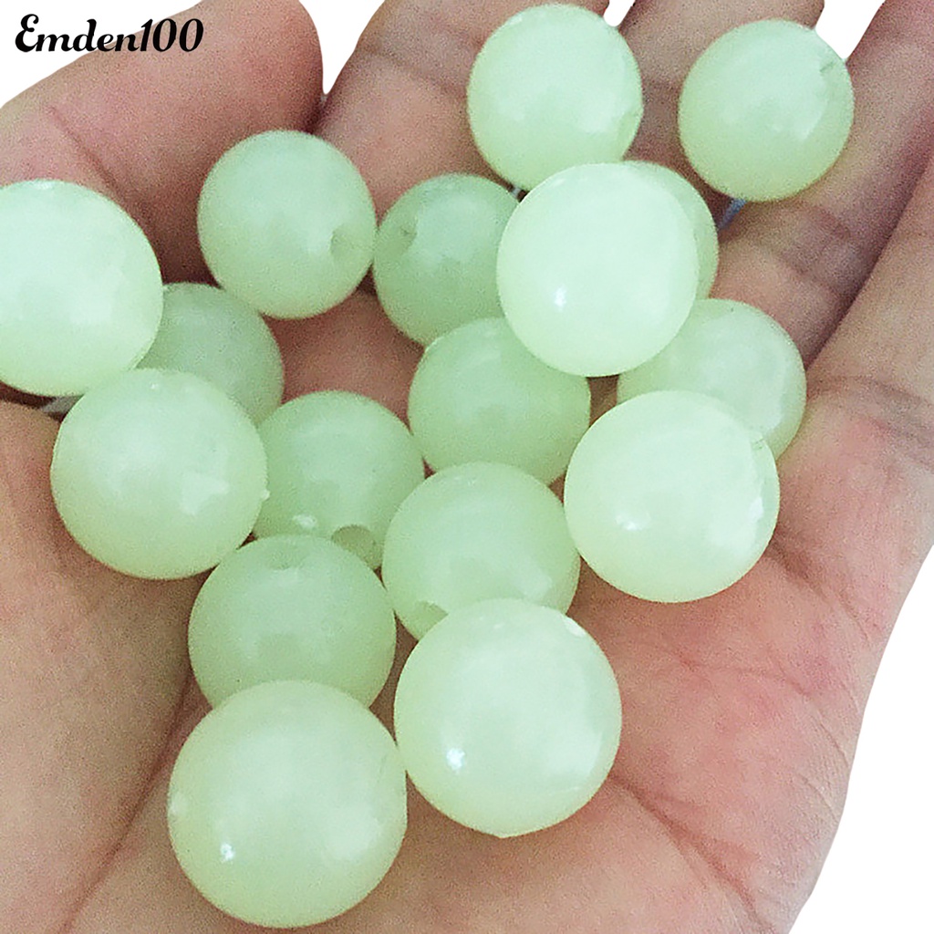 Túi 100 Hạt Nhựa Phát Quang Nhiều Màu Sắc Dùng Trong Câu Cá