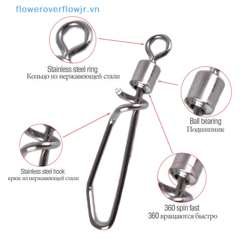 Set 50 Khóa Xoay Câu Cá # 2 # - 10 #