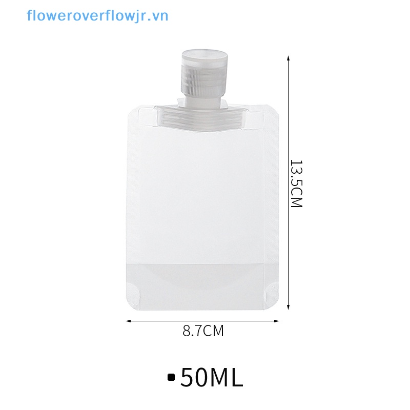 Set 5 Túi Đựng Mỹ Phẩm Dạng Lỏng Trong Suốt Di Động Cho Thú Cưng