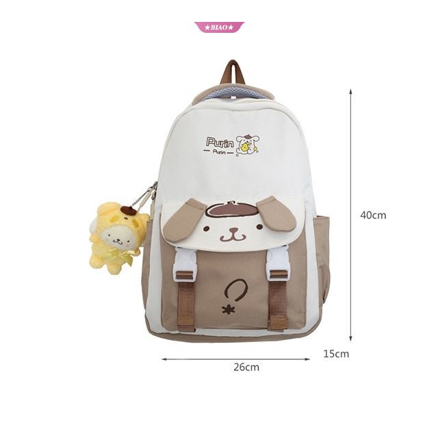 Ba Lô Đi Học Sức Chứa Lớn Họa Tiết Hoạt Hình Kuromi My Melody Cinnamoroll Phong Cách Kawaii Năm 2023