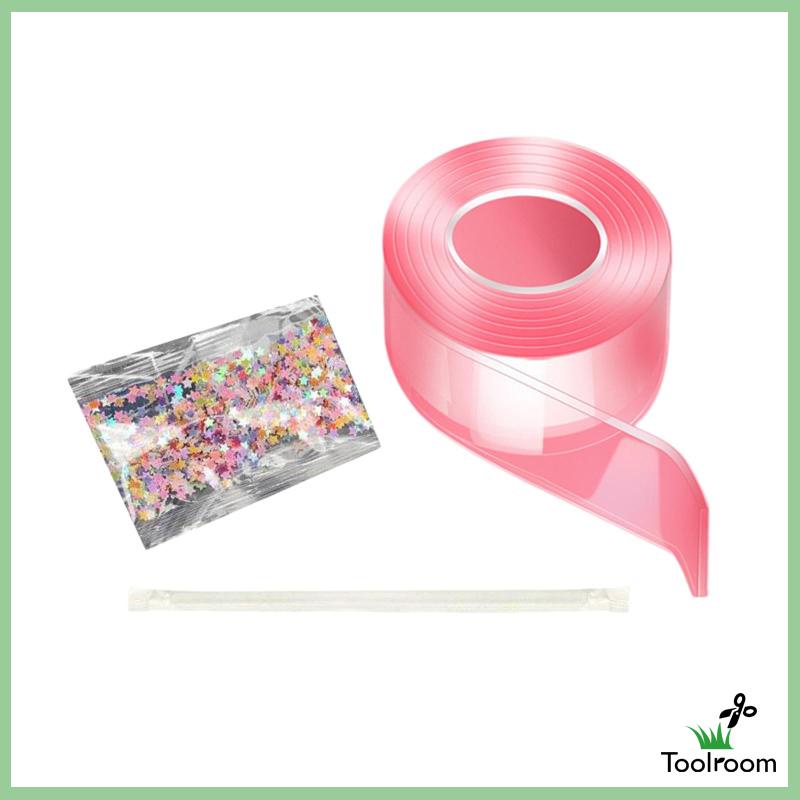 Cuộn Băng Keo Hai Mặt 1M Dùng Làm Đồ Thủ Công Cho Bé