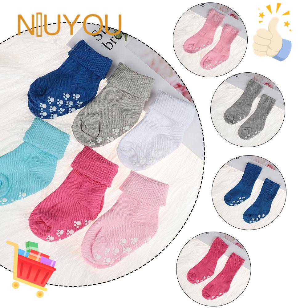 NIUYOU Đôi Vớ Cotton Mềm Màu Sắc Kẹo Ngọt Dành Cho Bé Trai Và Bé Gái