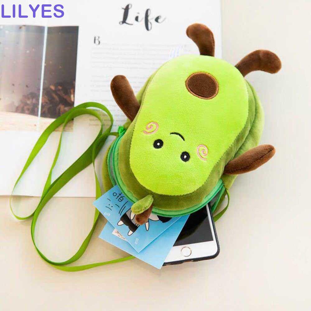 LILYES Túi Đeo Chéo Đựng Điện Thoại Hình Quả Bơ Dễ Thương Cho Bé Gái