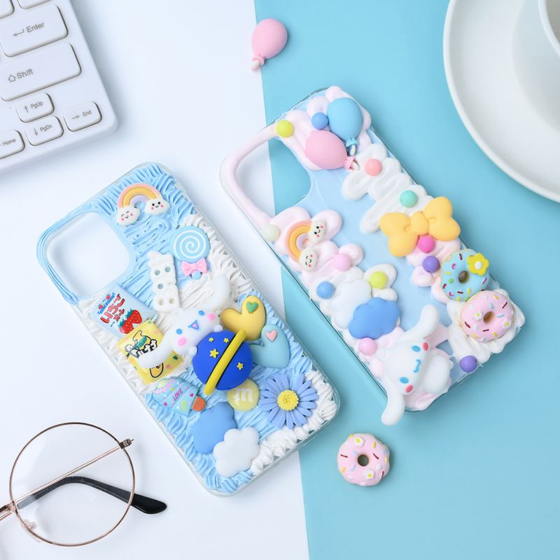 Ốp Điện Thoại Keo 3D Tự Làm Cho IPhone 14 Pro Max / 14 + / 13 Pro / 12 Pro Max / 11
