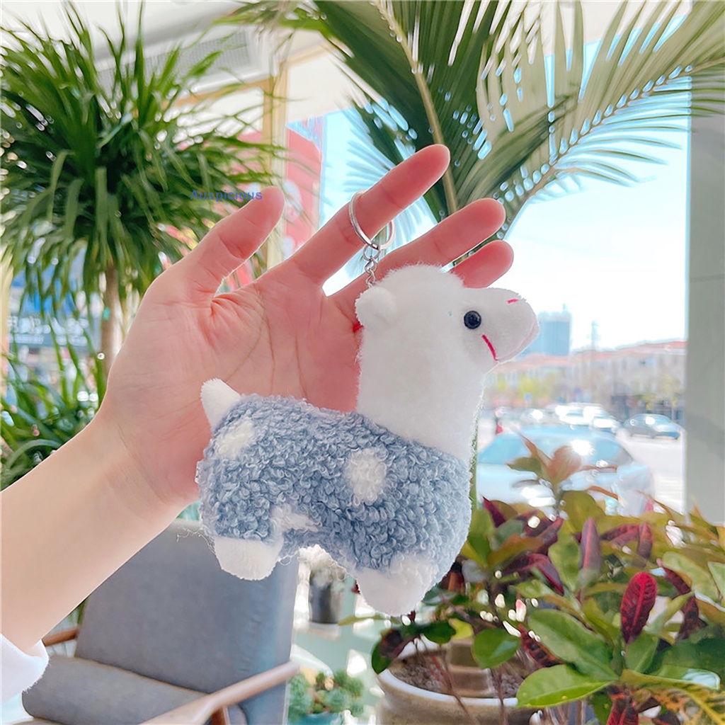 Móc Khóa Hình Lạc Đà Alpaca Nhồi Bông 11cm Dành Cho Nữ