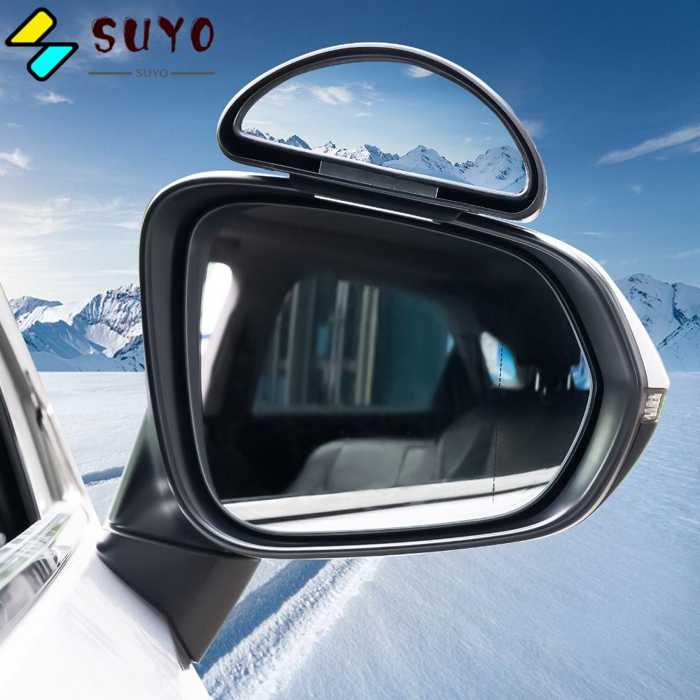 SUYO Gương Chiếu Hậu Góc Rộng HD Tùy Chỉnh Độ Nhìn Điểm Mù Cho Xe Hơi / Xe Máy